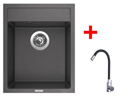 4478181 8596142054282 sinks classic 400 titanium elasta nerez cerna