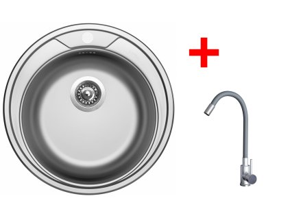 4478625 8596142057573 sinks round 510 elasta nerez seda