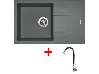 4478111 8596142053971 sinks linea 780 titanium elasta nerez cerna