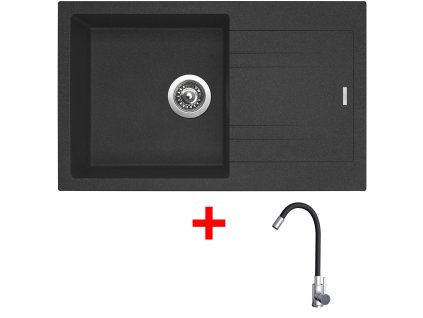 4478099 8596142053940 sinks linea 780 granblack elasta nerez cerna