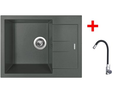 4478317 8596142055135 sinks amanda 650 titanium elasta nerez cerna