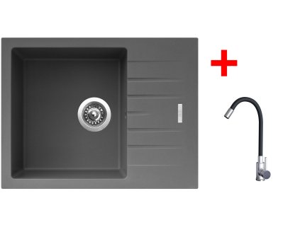 4478217 8596142054466 sinks perfecto 650 titanium elasta nerez cerna