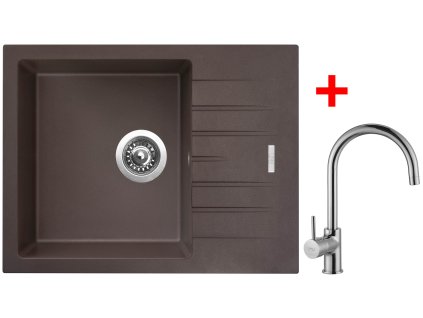 4476950 8596142056118 sinks perfecto 650 marone vitalia leskla