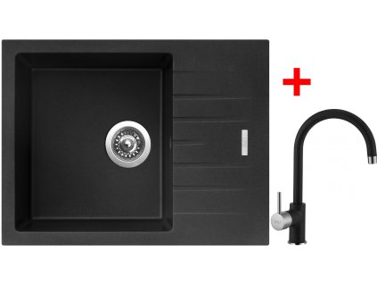 4289604 8596142049554 sinks perfecto 650 metalblack vitalia gr