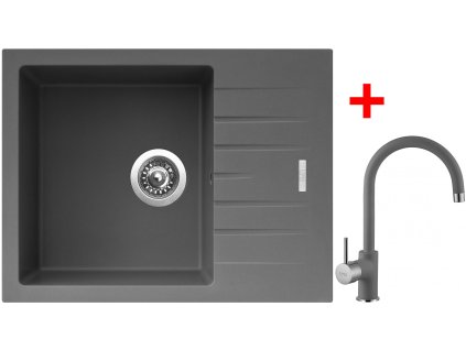 4289602 8596142049578 sinks perfecto 650 titanium vitalia gr