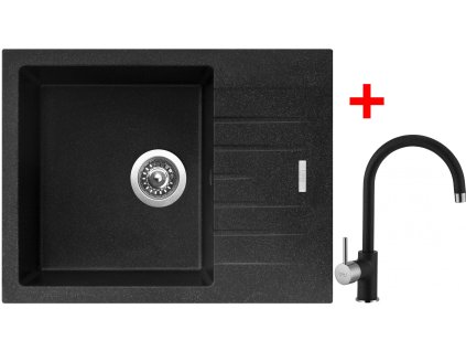 4289596 8596142049561 sinks perfecto 650 granblack vitalia gr