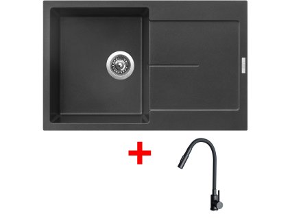 4478601 8596142057207 sinks ultima 790 metalblack elasta s cerna matna