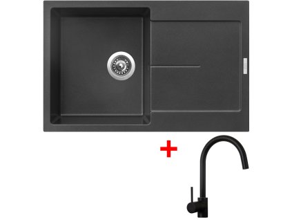 4289692 8596142050031 sinks ultima 790 metalblack vitalia cerna matna