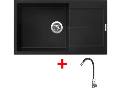 4478253 8596142054657 sinks ultima 860 xxl pureblack elasta nerez cerna