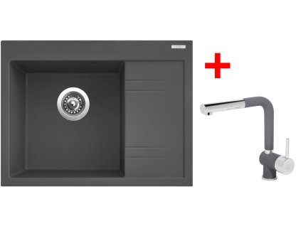 4297459 8596142044375 sinks rim 650 l titanium mix 3 p gr