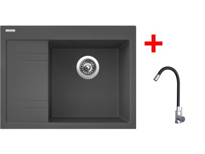 4478087 8596142053902 sinks rim 650 p titanium elasta nerez cerna