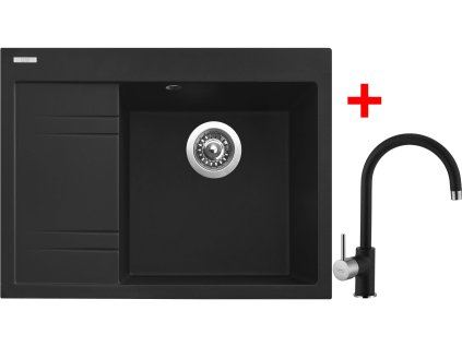 4297499 8596142044542 sinks rim 650 p metalblack vitalia gr