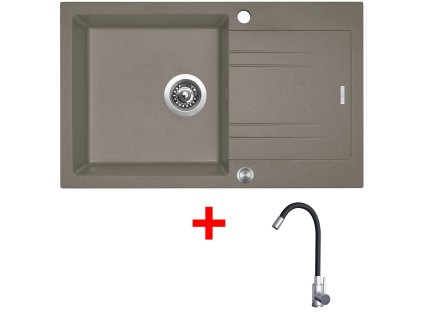 4478109 8596142054930 sinks linea 780 xc truffle elasta nerez cerna