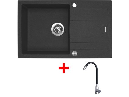 4478101 8596142054916 sinks linea 780 xc granblack elasta nerez cerna