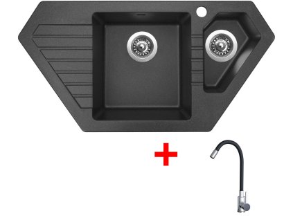 4478159 8596142054176 sinks bravo 850.1 granblack elasta nerez cerna