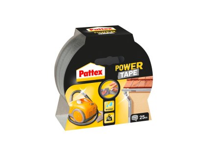 22164 pattex univerzalni lepici paska power tape 25 m stribrna