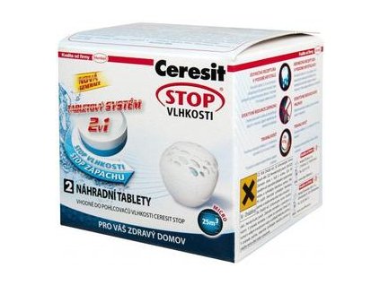 2496 ceresit stop vlhkosti pearl nahradni tablety 2v1 neutralni 2x300g