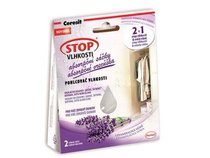 2502 ceresit stop vlhkosti absorpcni sacky relaxacni levandule 2x50g