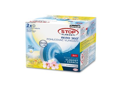 16788 ceresit stop vlhkosti aero 360 nahradni tablety 2v1 lucni kviti 2x450g