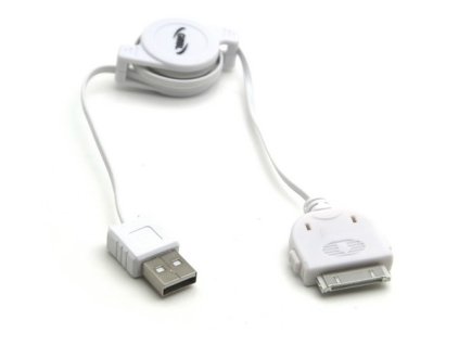 22904 propojovaci a napajeci svinovaci kabel usb s ipod konektorem tr6457