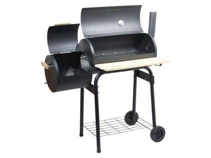 Gril na dřevěné uhlí s udírnou Cattara SMOKIE (Stav Poškozený obal)
