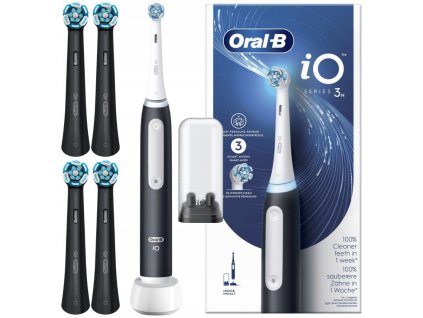 Zubní kartáček Oral-B iO Series 3 Matte Black (Stav zboží Poškozený obal)