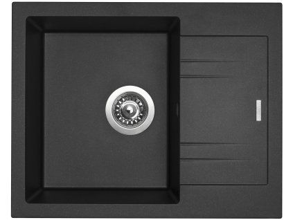 2824438 8596142025343 sinks linea 600 n 74 metalblack