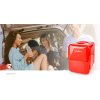 23117 10 nedis kafr120crd prenosna mini lednicka 4 l ac 100 240 v 12 v cervena