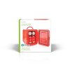 23117 4 nedis kafr120crd prenosna mini lednicka 4 l ac 100 240 v 12 v cervena