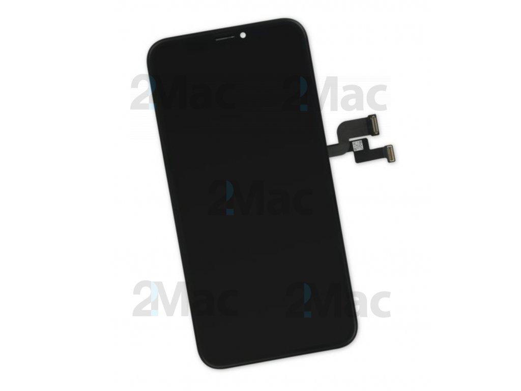 LCD displej + dotykové sklo pro Apple iPhone X Black - Original FOG, Refurbished