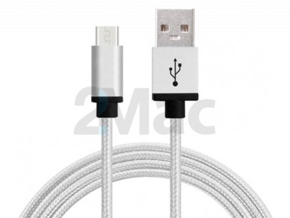 Synchronizační a nabíjecí kabel Micro USB - 1,8m - Bílý