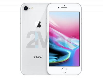 Apple iPhone 8 256GB - Stříbrná (Výborný)