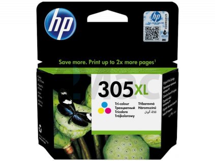 HP 305XL originální inkoustová kazeta tříbarevná