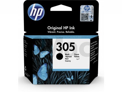 HP 305 originální inkoustová kazeta černá