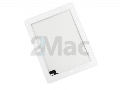Přední dotykové sklo (touch screen) pro Apple iPad 2 White - High Copy