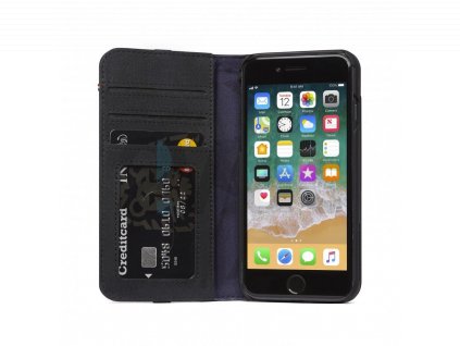 Decoded Leather Wallet, black - iPhone SE/8/7
