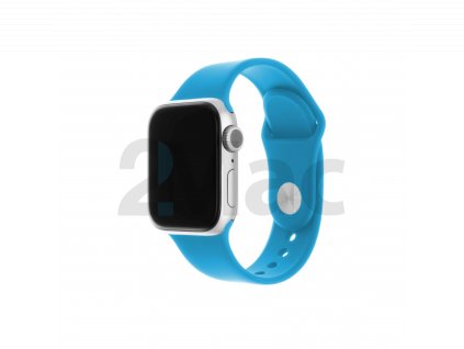 Set silikonových řemínků FIXED Silicone Strap pro Apple Watch 42/44/45/49mm, sytě modrý