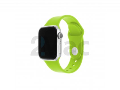 Set silikonových řemínků FIXED Silicone Strap pro Apple Watch 42/44/45/49mm, zelený