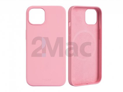 Zadní kryt FIXED MagFlow s podporou MagSafe pro Apple iPhone 13, růžový