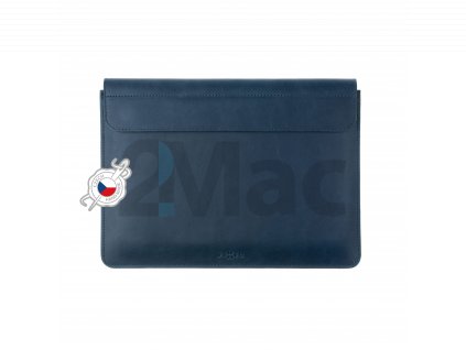 Kožené pouzdro FIXED Oxford pro Apple MacBook 12", modré