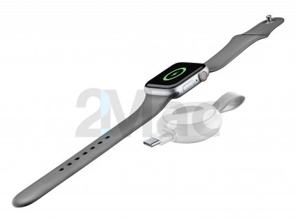 Cestovní nabíječka Cellularline Power Pill pro Apple Watch, s USB adaptérem, bílá