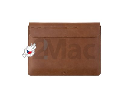 Kožené pouzdro FIXED Oxford pro Apple MacBook 12", hnědé