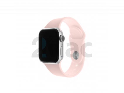 Set silikonových řemínků FIXED Silicone Strap pro Apple Watch 42/44/45/49mm, růžový