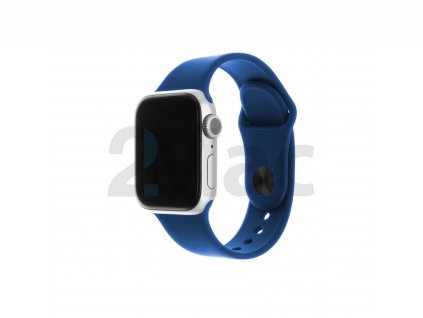 Set silikonových řemínků FIXED Silicone Strap pro Apple Watch 42/44/45/49mm, královsky modrý
