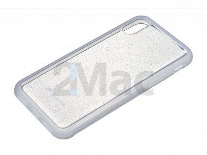 Adhezivní zadní kryt Cellularline SELFIE CASE pro Apple iPhone XS Max, transparentní