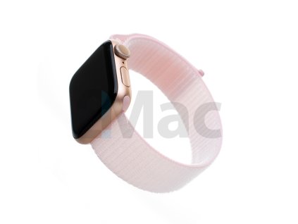 Nylonový řemínek FIXED Nylon Strap pro Apple Watch 38/40/41mm, růžový