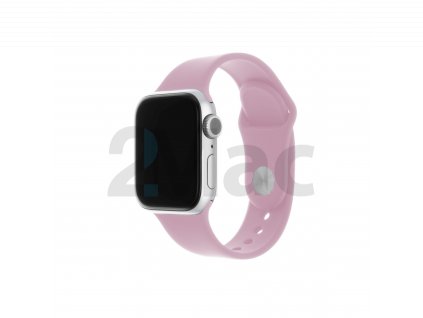 Set silikonových řemínků FIXED Silicone Strap pro Apple Watch 38/40/41mm, světle růžový