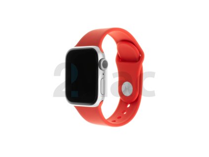 Set silikonových řemínků FIXED Silicone Strap pro Apple Watch 38/40/41mm, červený