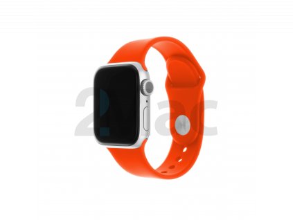 Set silikonových řemínků FIXED Silicone Strap pro Apple Watch 38/40/41mm, meruňkový