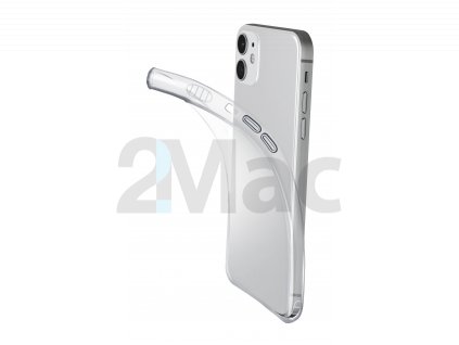 Extratenký zadní kryt Cellularline Fine pro Apple iPhone 12 mini, transparentní